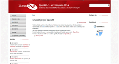 Desktop Screenshot of linuxalt.cz