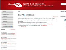 Tablet Screenshot of linuxalt.cz